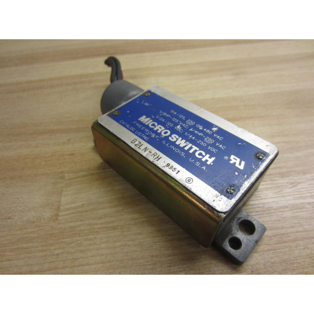 Micro Switch BZLN-RH Honeywell Limit Switch BZLNRH - Used