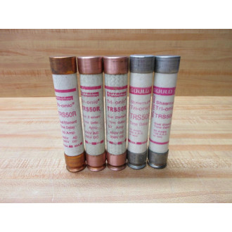 Gould Shawmut Ferraz Mersen TRS50R Fuse Cross Ref 4YZN2 (Pack of 5) - New No Box