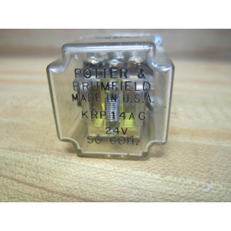 Potter & Brumfield KRP14AG-24V AC Relay KRP14AG-24VAC - New No Box
