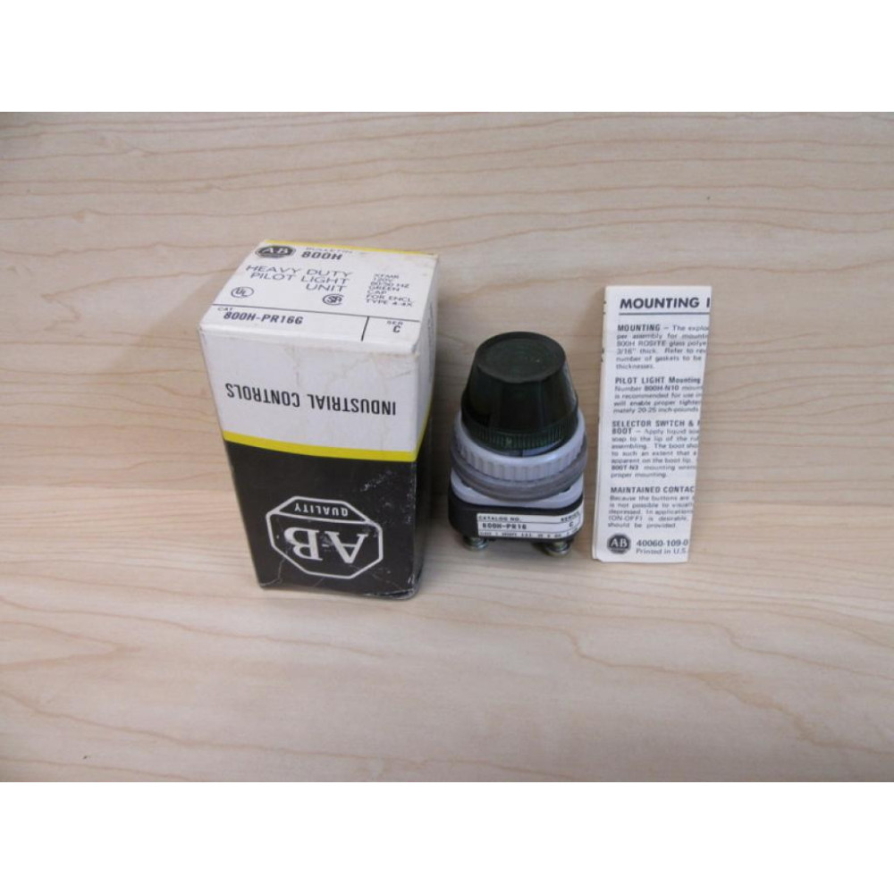 Allen Bradley 800H-PR16G Pilot Light 800HPR16G Series C