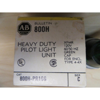 Allen Bradley 800H-PR16G Pilot Light 800HPR16G Series C