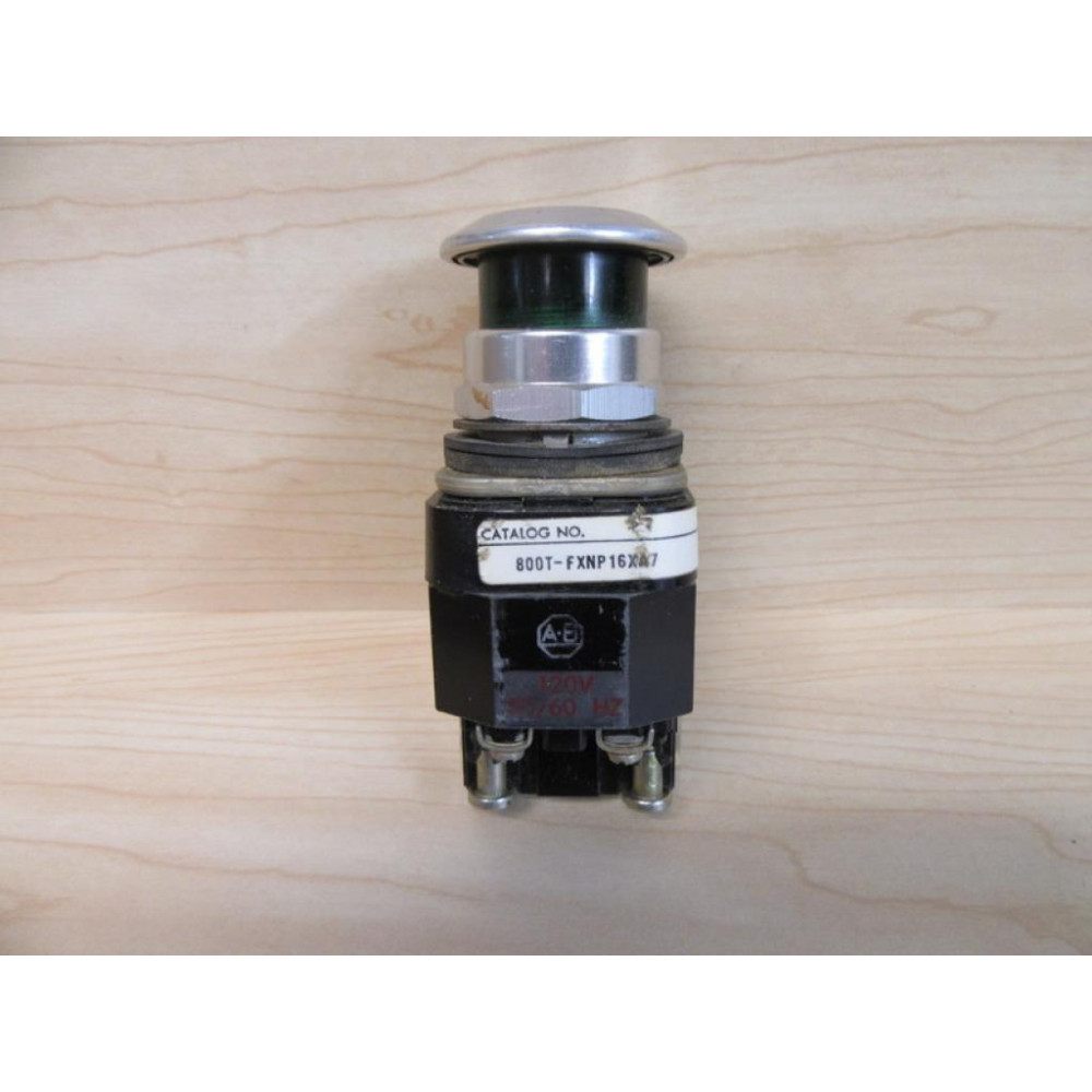 Allen Bradley 800T-FXNP16GA7 Green Button - Used
