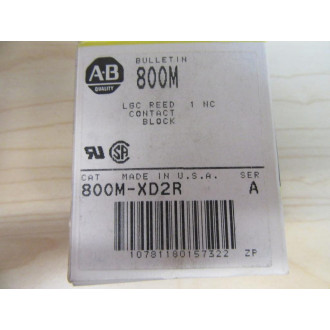 Allen Bradley 800M-XD2R Logic Reed 800MXD2R
