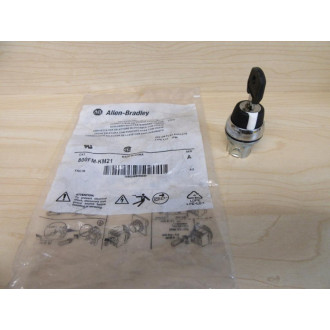 Allen Bradley 800FM-KM21 2-Pos Keyed Selector Switch 800FMKM21