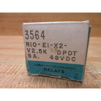 Potter & Brumfield R10-E1-X2-V2.5K-48V DC Relay R10-E1-X2-V2.5K