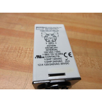 Dayton 4GY63N Time Delay Relay