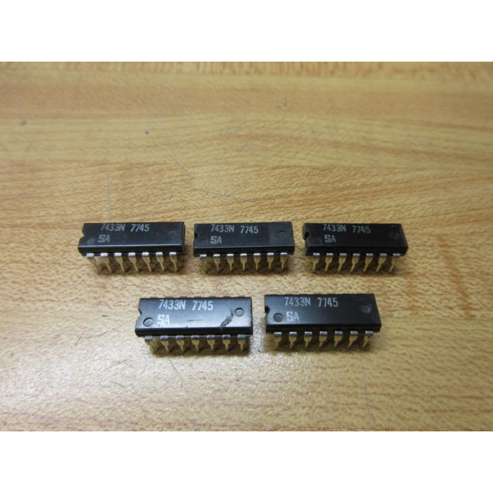 Signetics 7433N Integrated Circuit IC Chip (Pack of 5) - New No Box