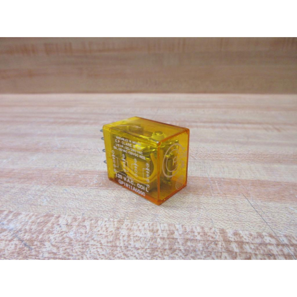 C.P. Clare GP1R11A6000 Relay GP1R11A6000-120VAC - New No Box