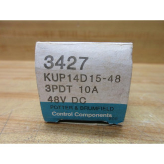 Potter & Brumfield KUP14D15-48V DC AMF Relay KUP14D15-48VDC