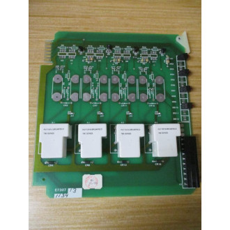 Telemotive E7207-13 Circuit Board WO Capacitors - Used