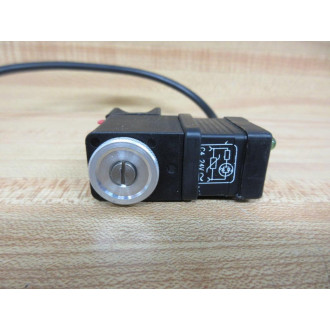 Rexroth  Mecman 04983-175-02 Solenoid Coil 0498317502 With Valve And Plug - Used