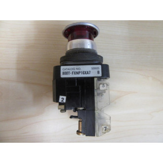 Allen Bradley 800T-FXNP16XA7 Push Button Series B - Used