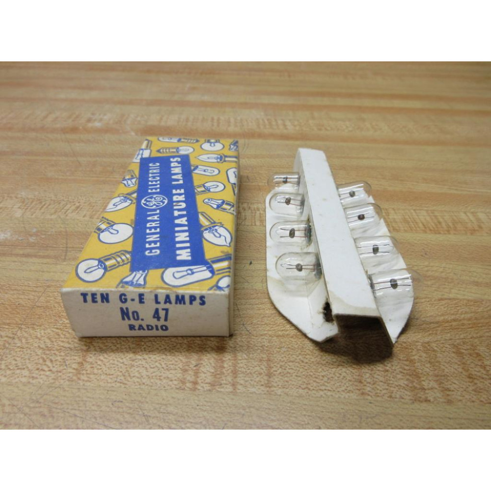 General Electric 47 GE Miniature Lamp Light Bulb (Pack of 8)