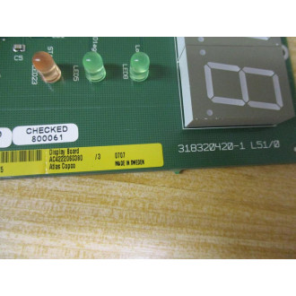 Atlas Copco 318320420-1 Display Board AC4222060380 - Used