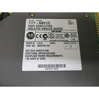 Allen Bradley 1771-NBV1 Analog Module 1771NBV1 - Used