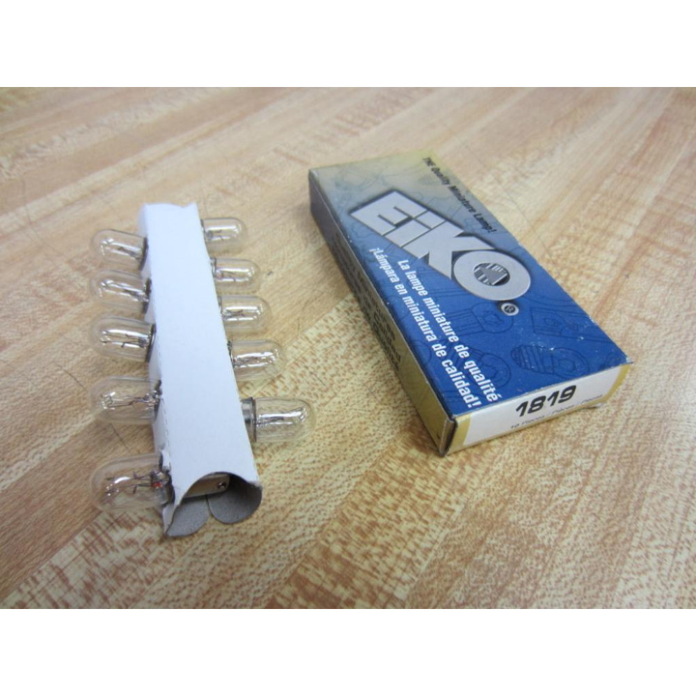 Eiko 1819 Miniature Lamp Light Bulb (Pack of 10)
