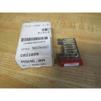 Cutler Hammer MSH6.0A Eaton Heater Element MSH6A