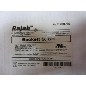 Westwood E200-14 E20014 Electronic Igniter Rahaj
