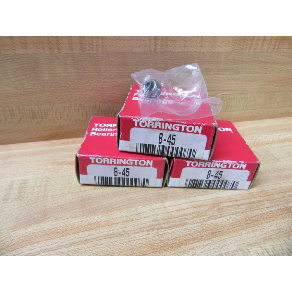 Torrington B-45 Needle Roller Bearing B45 (Pack of 3)