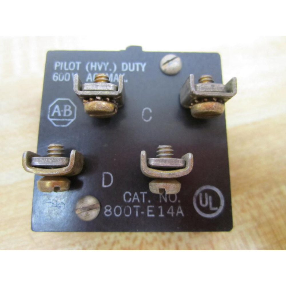 Allen Bradley 800T-E14A Contact Block 800TE14A - New No Box