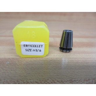 Parlec ER11HP 04.76 Collet ER11HP0476 316 Inch