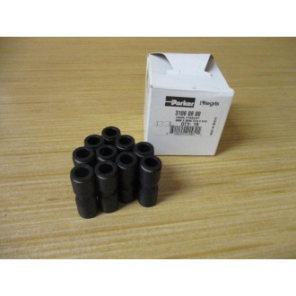 Parker 3106 08 00 Legris Straight Union 31060800 (Pack of 10)