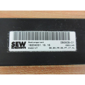 SEW DBG60B-01 Keypad DBG60B01 - New No Box
