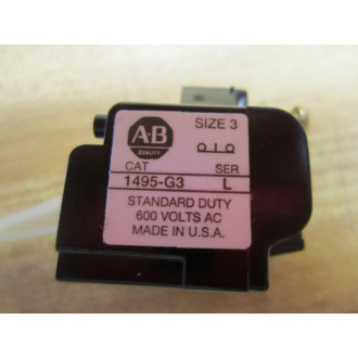 Allen Bradley 1495-G3 Auxiliary Contact 1495G3 Series L