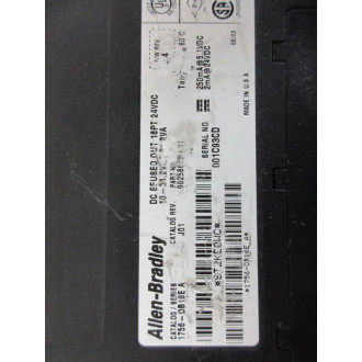 Allen Bradley 1756-OB16E Output Board 1756-0B16E Missing Cover - Used