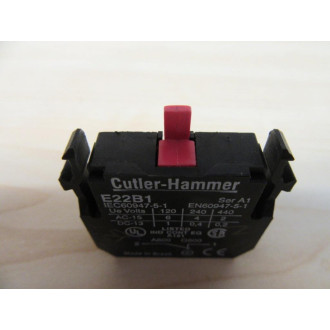 Cutler Hammer Eaton E22B1 Contact Block - Used
