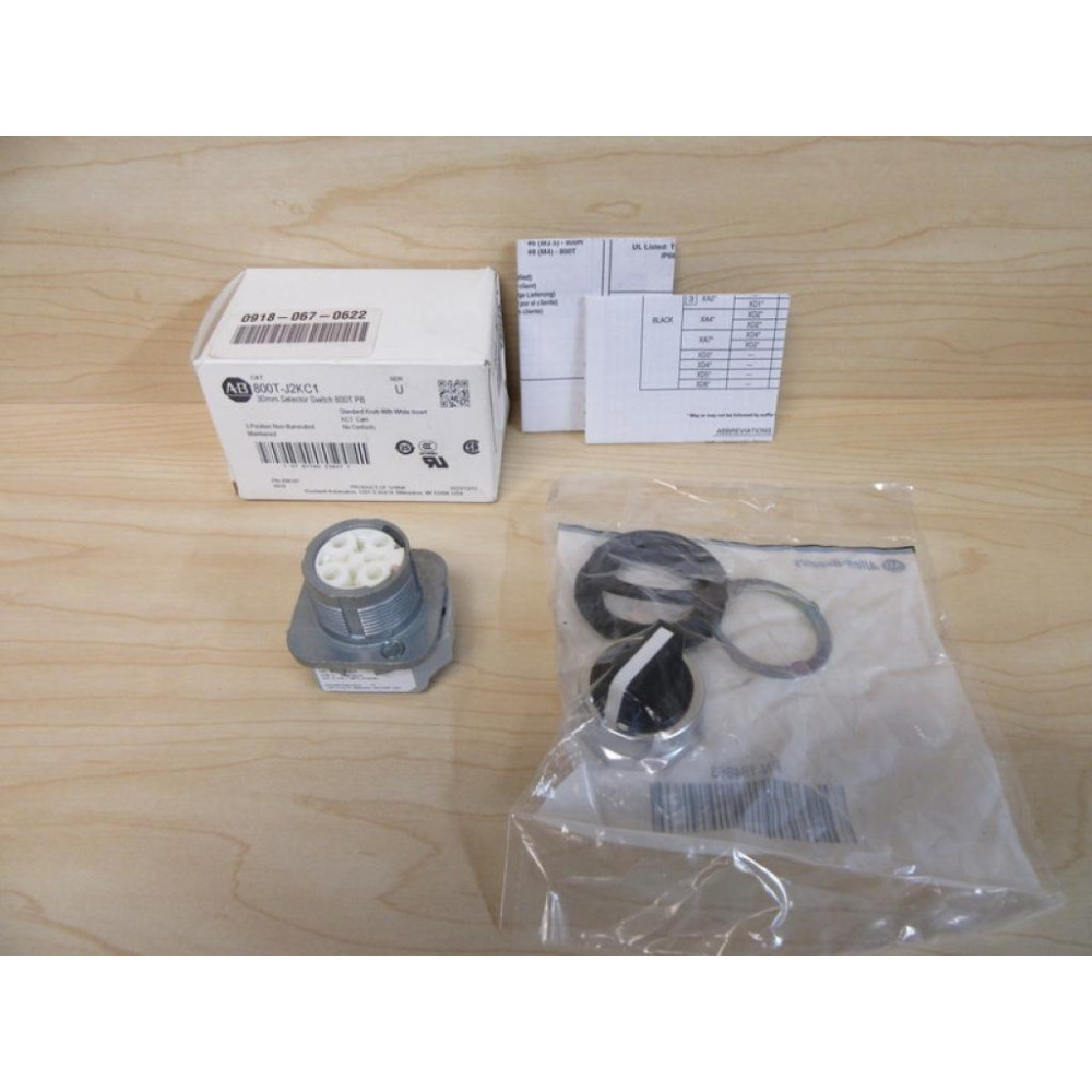 Allen Bradley 800T-J2KC1 Selector Switch