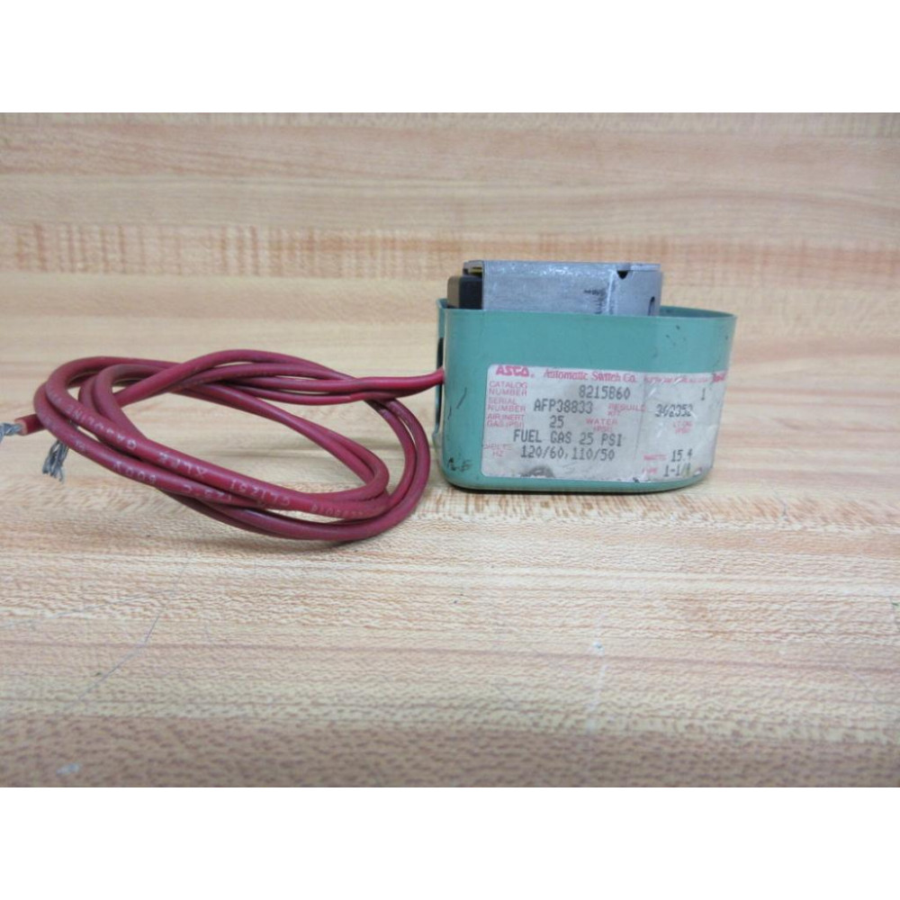 Asco 8215B60 Solenoid Valve Coil Only - Used
