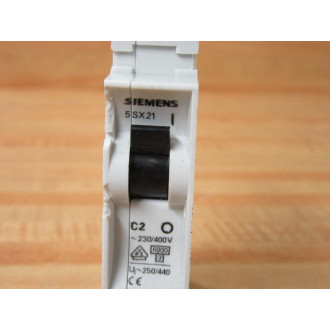 Siemens 5SX21 C2 5SX21C2 Circuit Breaker - Used