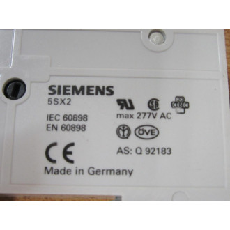 Siemens 5SX21 C2 5SX21C2 Circuit Breaker - Used