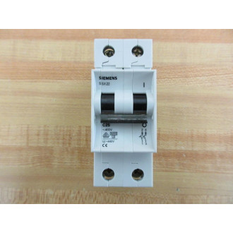 Siemens 5SX22 C25 Circuit Breaker 2-Pole 5SX22C25 - Used