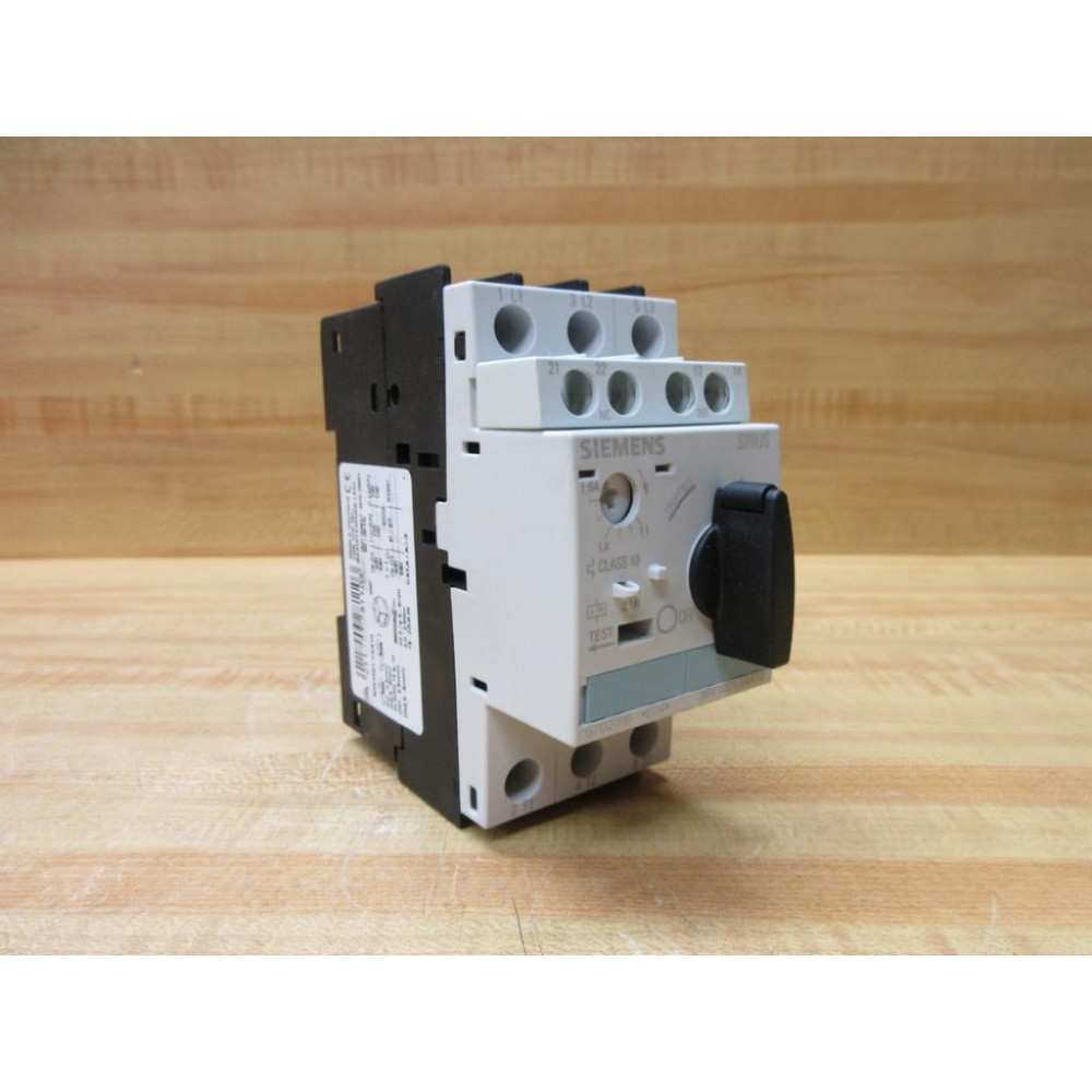 Siemens 3RV1021-1AA10 Relay 3RV10211AA10 W3RV1901-1E - Used