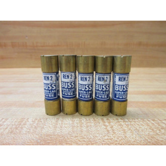 Buss REN-2 Bussmann Fuse Cross Ref 1EX46 (Pack of 5) - New No Box