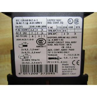 Siemens 3RT1015-1BB41 Contactor 3RT10151BB41 - New No Box