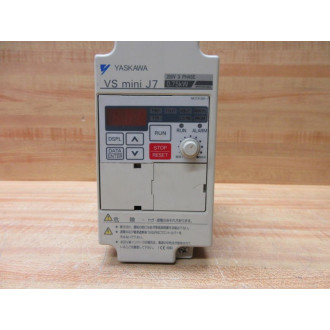 Yaskawa Electric CIMR-J7AA20P7 Variable Frequency Drive - Used