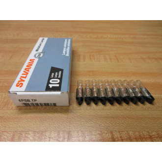 Sylvania 6 PSB Miniature Bulb 6PSB (Pack of 10)