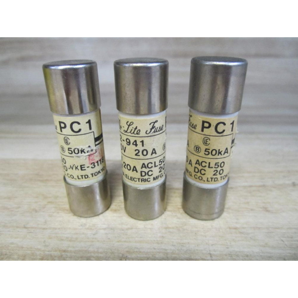 Cello Lite 32-941 Fuse 32941 20A (Pack of 3) - New No Box