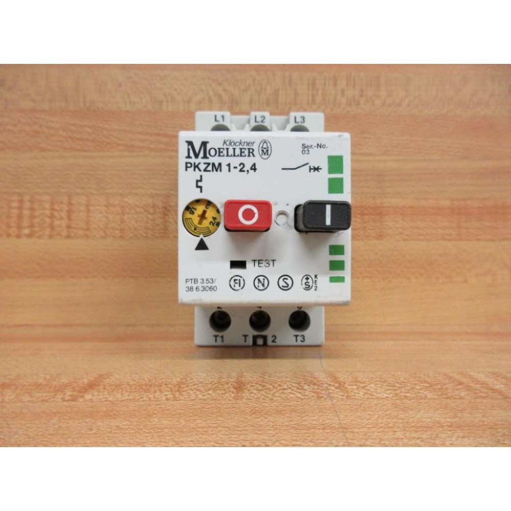 Moeller PKZM1-2,4 Circuit Breaker  PKZM124 690V - Used