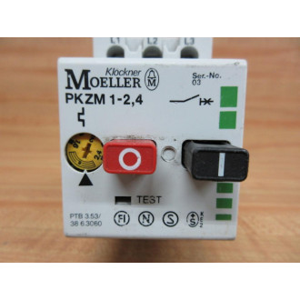 Moeller PKZM1-2,4 Circuit Breaker  PKZM124 690V - Used