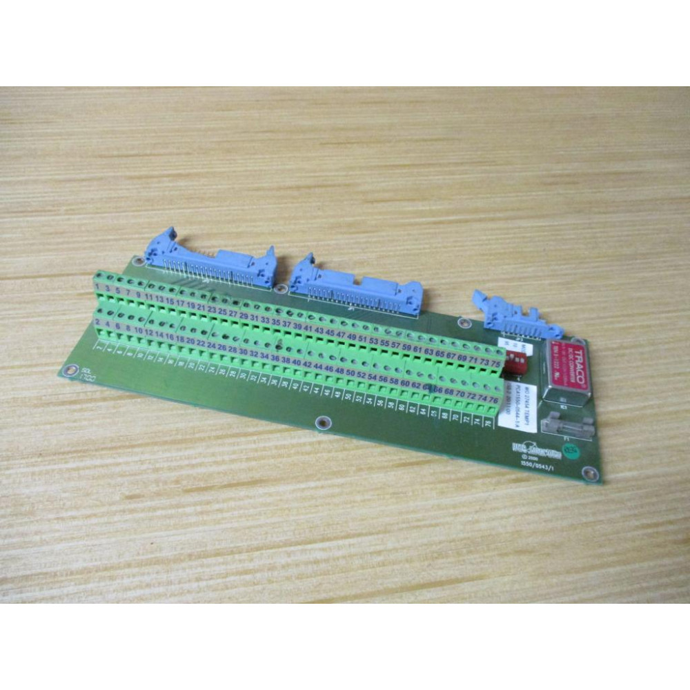 BETA LaserMike 155005431 Circuit Board PCA1550-0554-1 Chipped Connector - Used