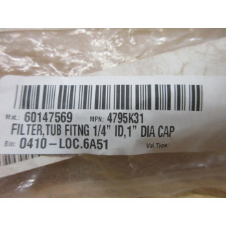 Balston DFU-BK Tube Fitting Filter 4795K31 (Pack of 2) - New No Box