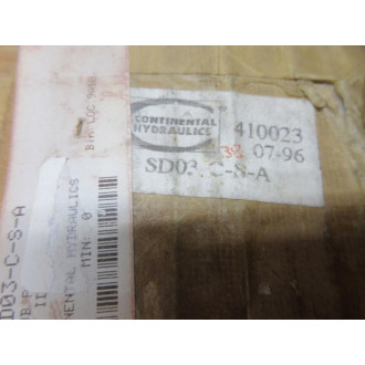 Continental Hydraulics SD03-C-S-A Sub Plate 410023