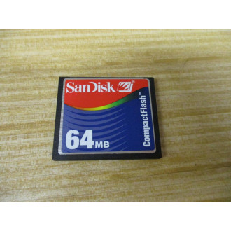 SanDisk SDCFB-64MB CompactFlash Memory SDCFB (Pack of 2) - Used