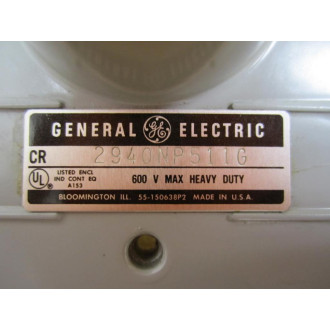 General Electric 2940NP511G Run Button No Cover - Used
