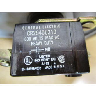 General Electric 2940NP511G Run Button No Cover - Used