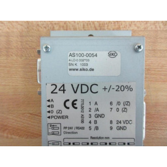 Siko AS100-0054 Translation Module AS1000054 - Used
